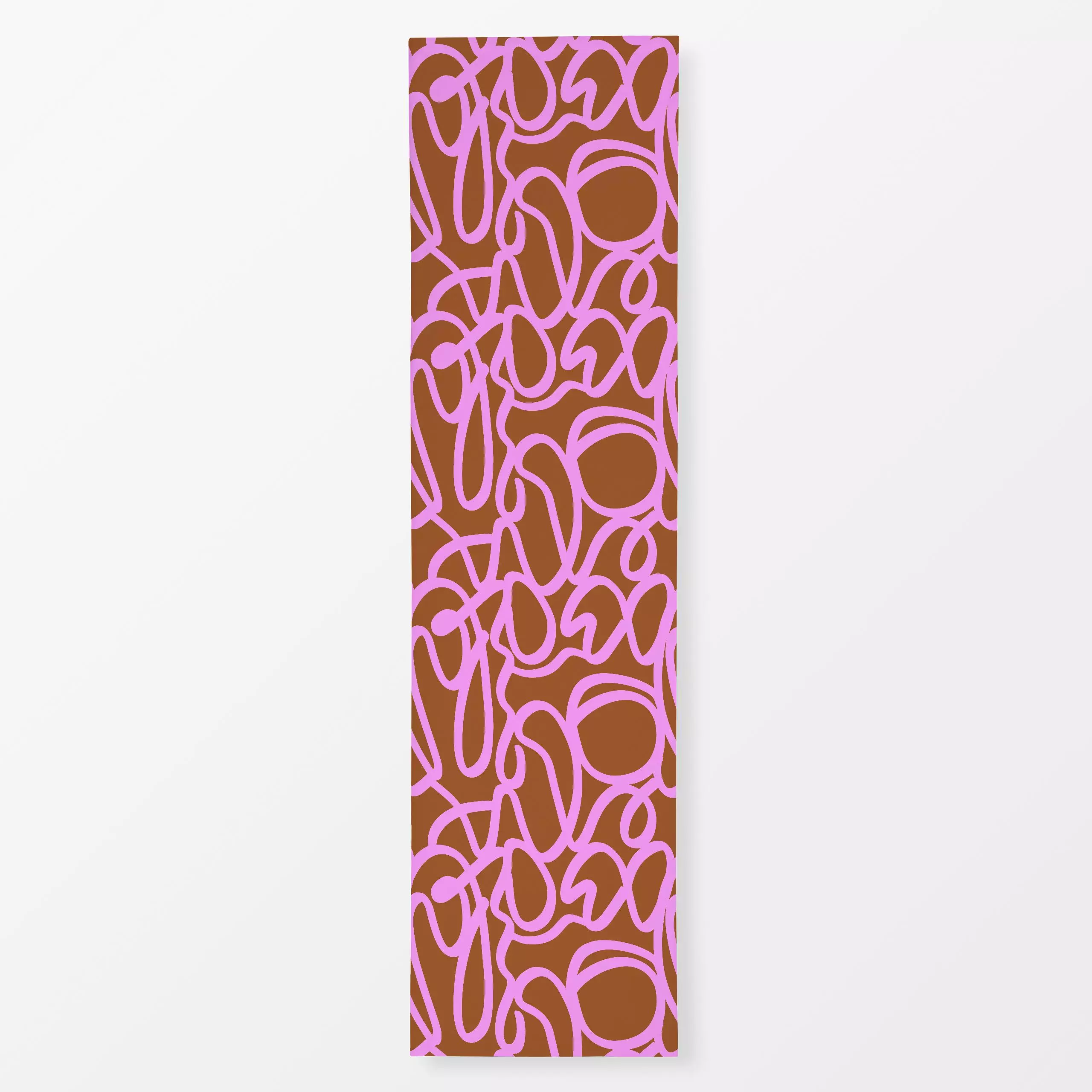 Tischläufer Bold Shapes 1X - Symbole & Muster - von „Mareike Böhmer"; abstrakt, rosa, pink, Line, organisch, scribble, doodle