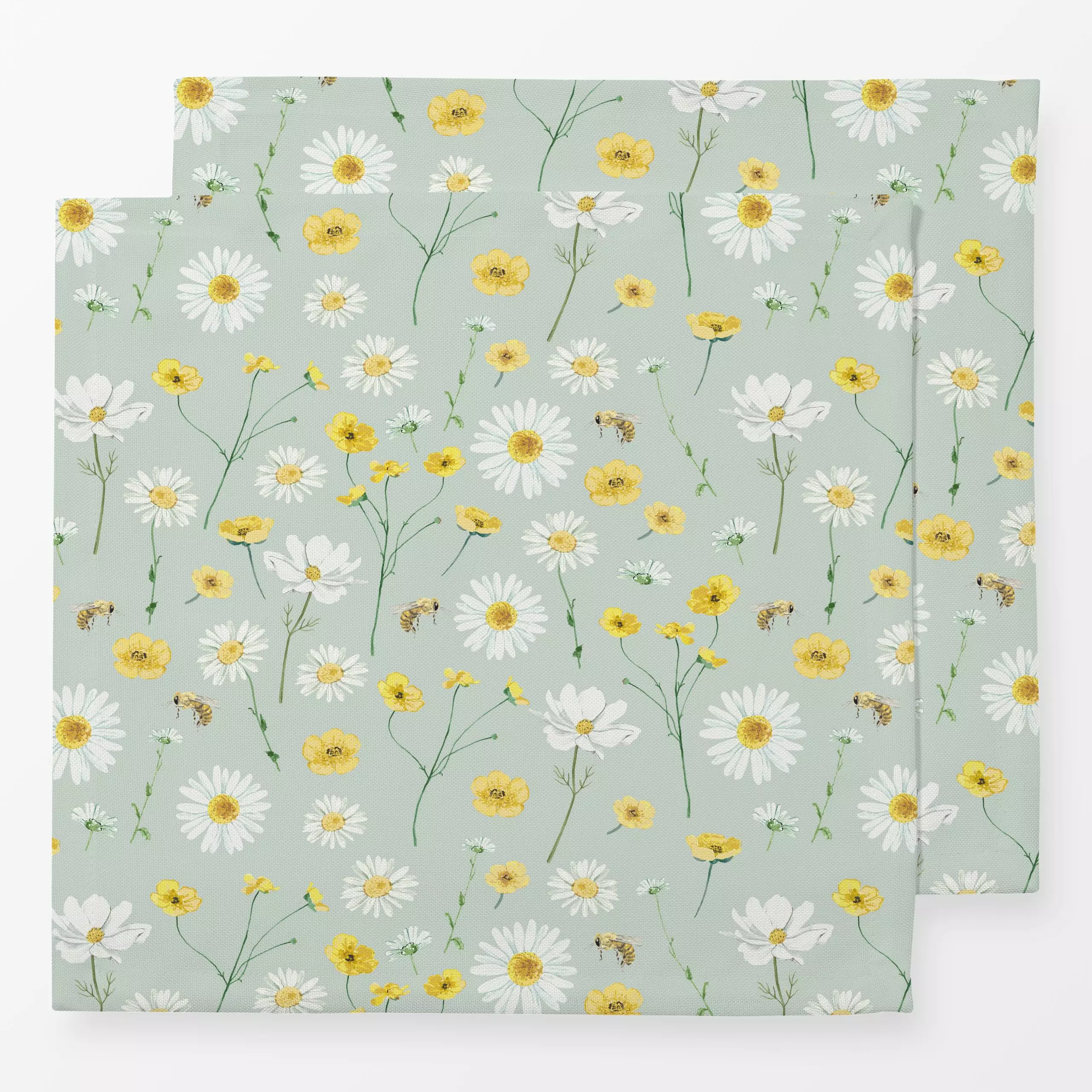 Servietten margerite butterblume milky - Blumen & Florales, Natur & Landschaft - von „Katrin Graff"; Wiesenblumen