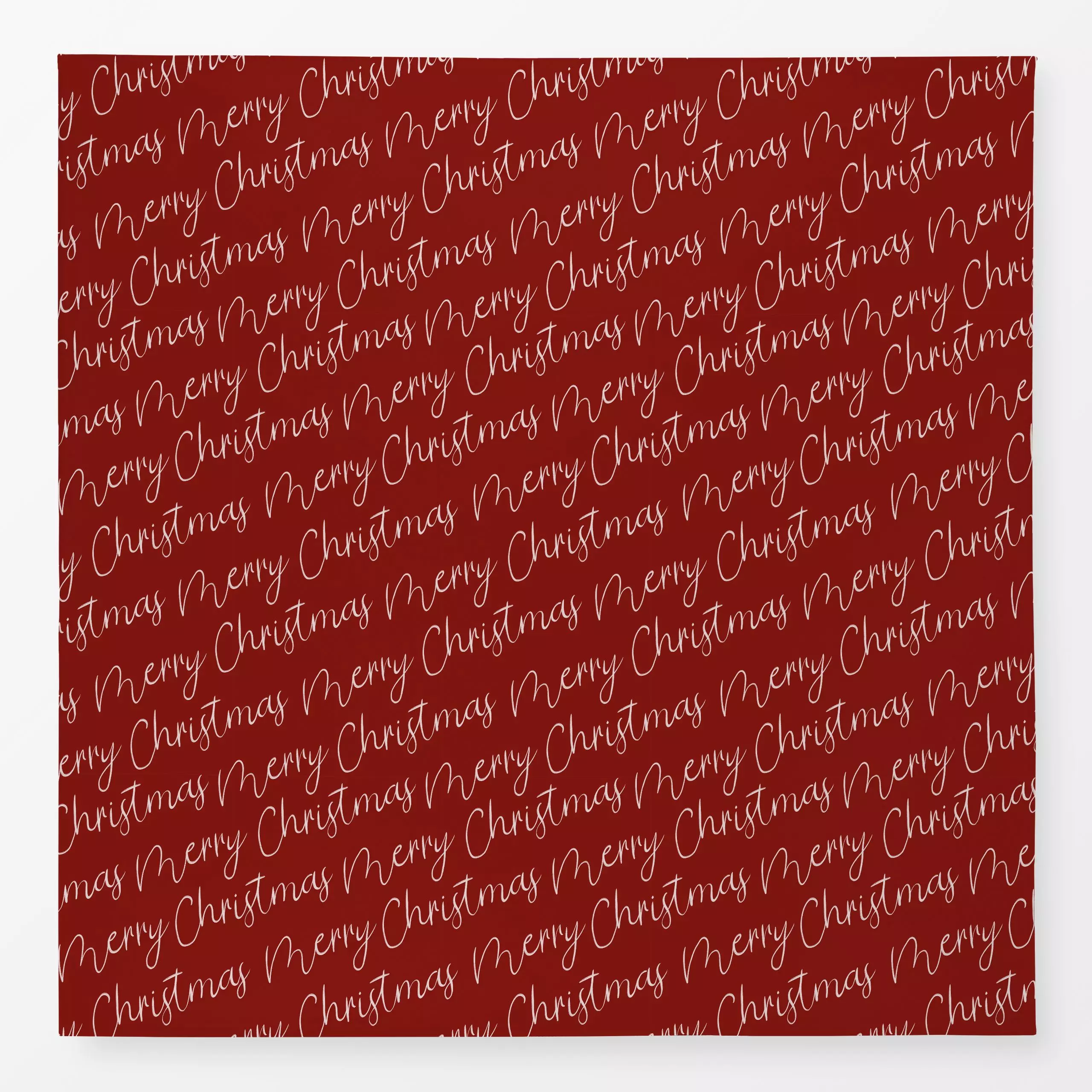 Tischdecke Merry Christmas rot - Sprüche & Schriftzüge, Weihnachten - von „Studio Kesse"; Merry Christmas, Weihnachten, typo...