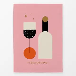 Geschirrtücher Time For Wine