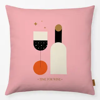 Kissen Time For Wine