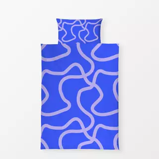 Bettwäsche Bold Lines lila