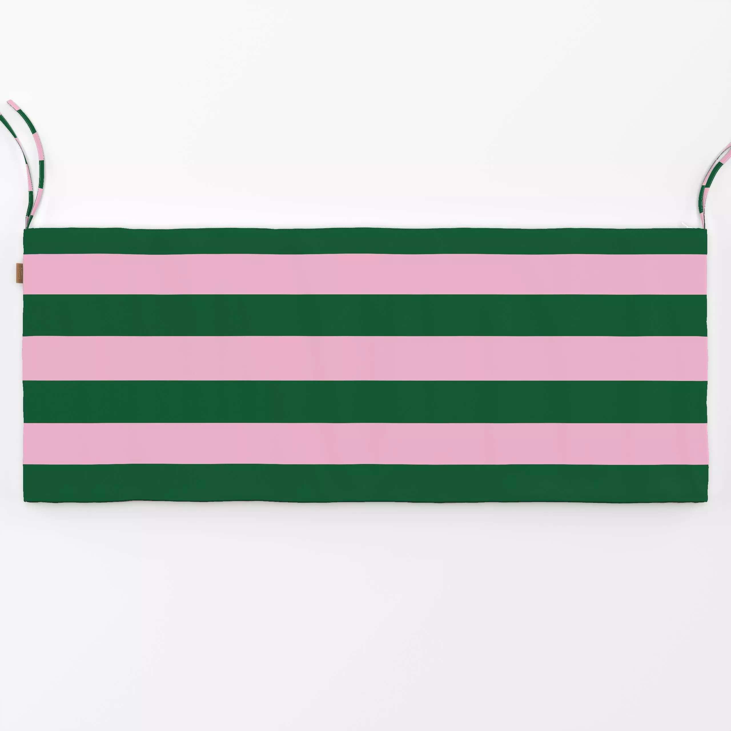 Bankauflage Stripes green rose bold - Sommer, Symbole & Muster, Reise - von „Iris Knabenschuh Textildesign"; Muster, Linien,...