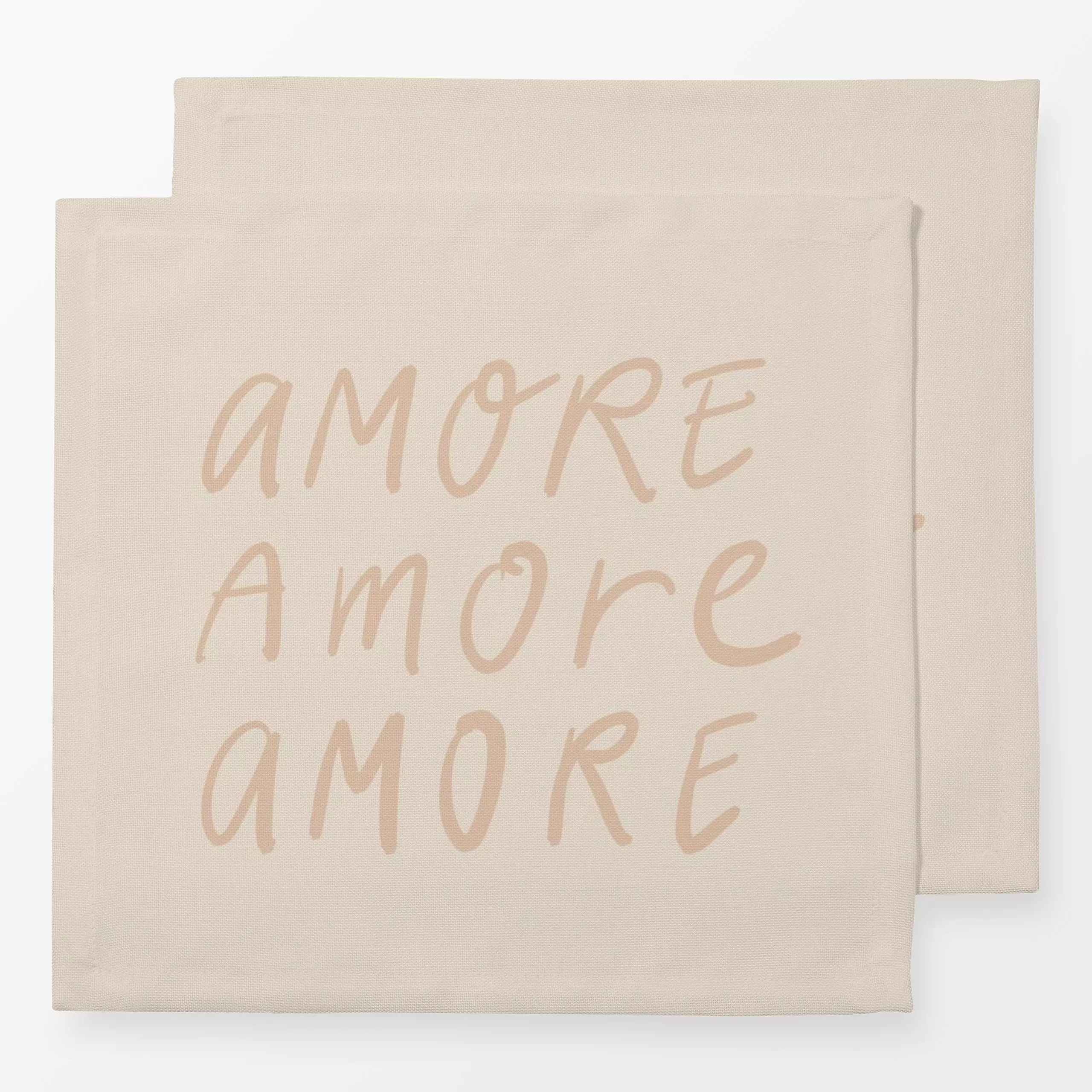 Servietten Amore - Liebe, Romantik & Pride - von „Kruth Design"; Papaya, Love, Self Love, Liebeszitate, Valentinstag, Letter...