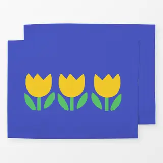 Tischset Gelbe Tulpe