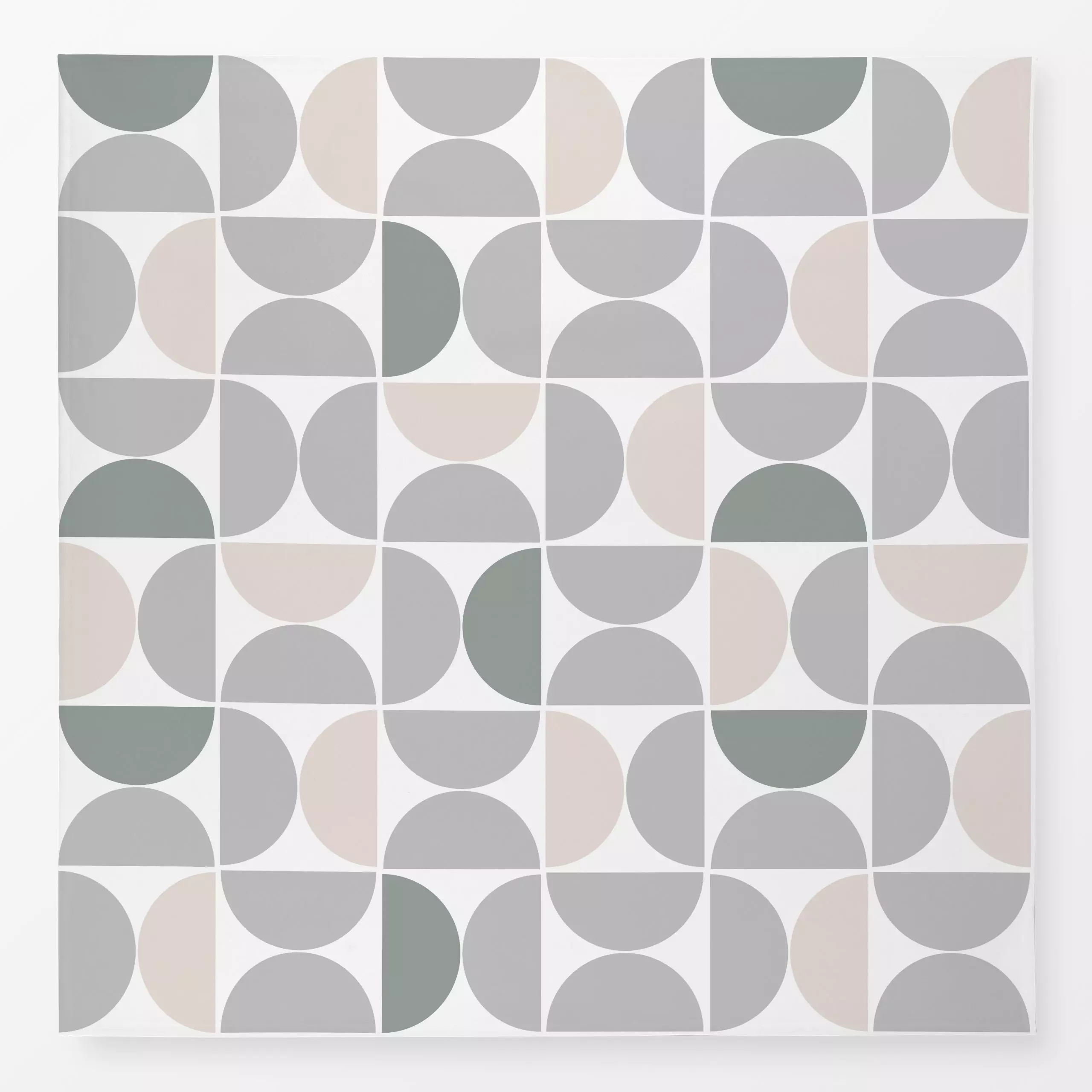 Tischdecke Muster Halbkreise - Symbole & Muster - von „Sabrina Ziegenhorn"; Muster, modern, Kreise, formen, pattern, schlich...