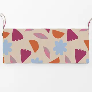 Bankauflage Blüten Bunt