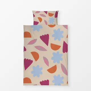 Bettwäsche Blüten Bunt