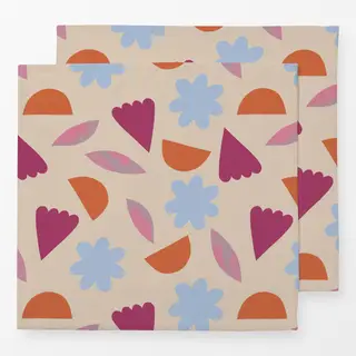 Servietten Blüten Bunt