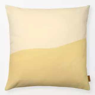 Kissen Color Flow gelb