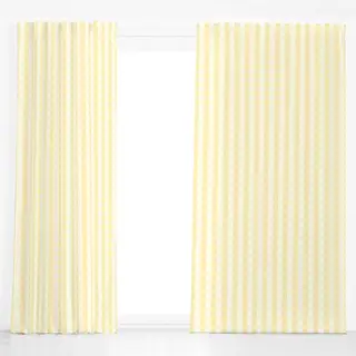 Dekovorhang Kariert Gelb