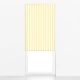Raffrollo Kariert Gelb