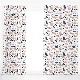 Dekovorhang Muscheln Pattern