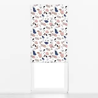 Raffrollo Muscheln Pattern