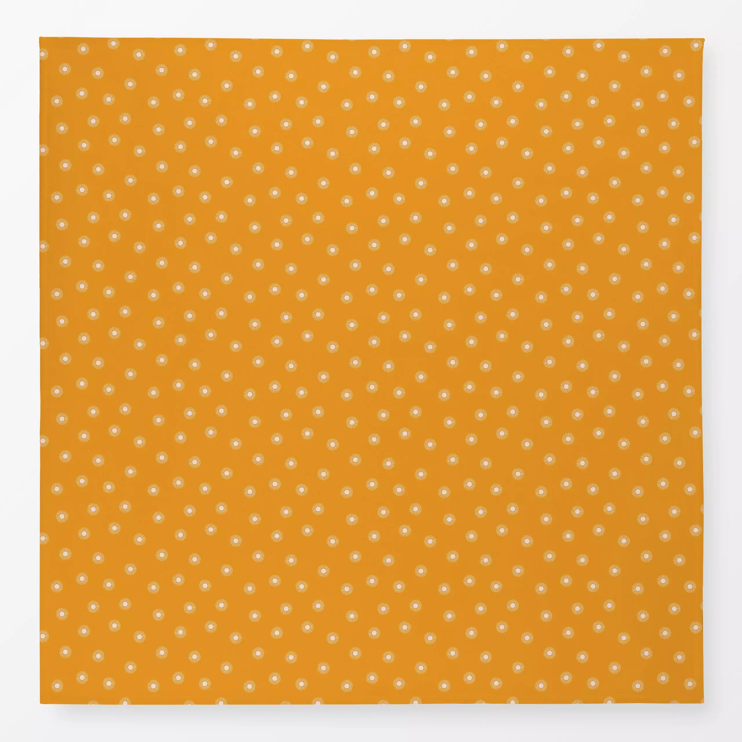 Tischdecke Sonne Muster Punkte beige gelb, gemustert, Sommer, von Kathrin Woo
