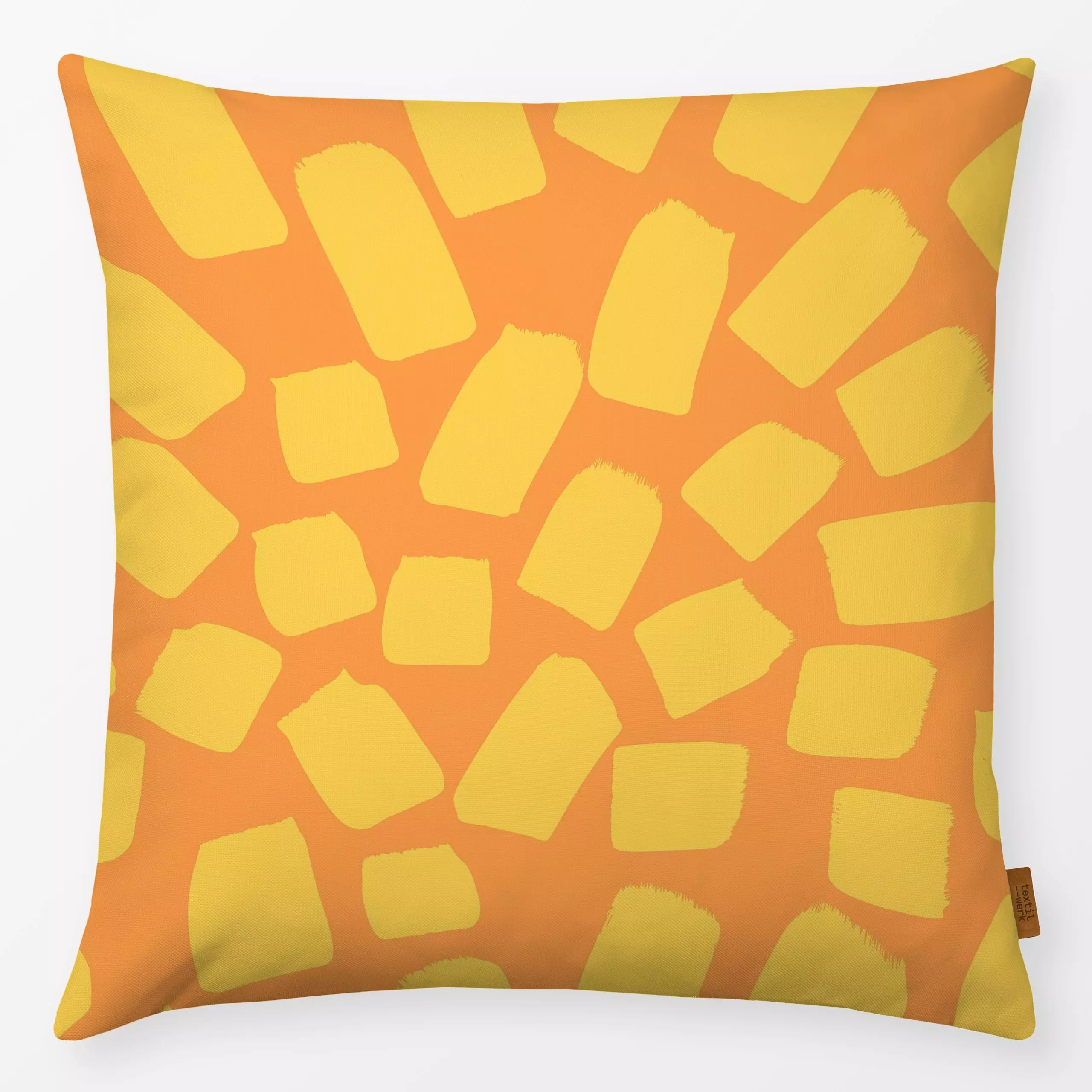 Kissen SUN TOUCH - Symbole & Muster - von „Julia Schumacher"; minimal, abstrakt, Kissen, juliaschumacher, Pinselstriche, sun
