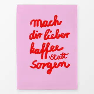 Geschirrtücher lieber kaffee als sorgen