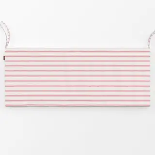 Bankauflage Streifen Rosa Pink Beige