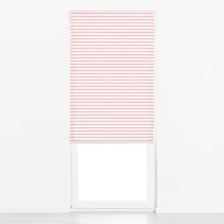 Raffrollo Streifen Rosa Pink Beige