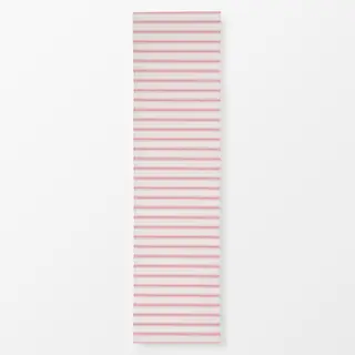 Tischläufer Streifen Rosa Pink Beige
