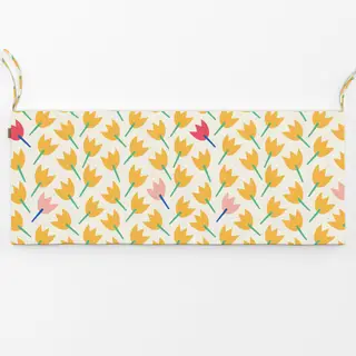 Bankauflage Blumenmuster Abstrakt Magic