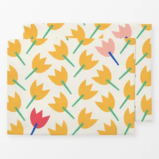 Tischset Blumenmuster Abstrakt Magic