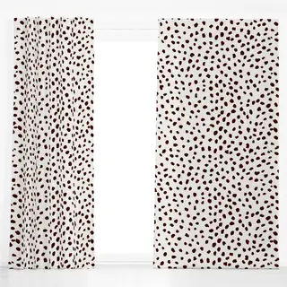 Dekovorhang Animalprint Dots