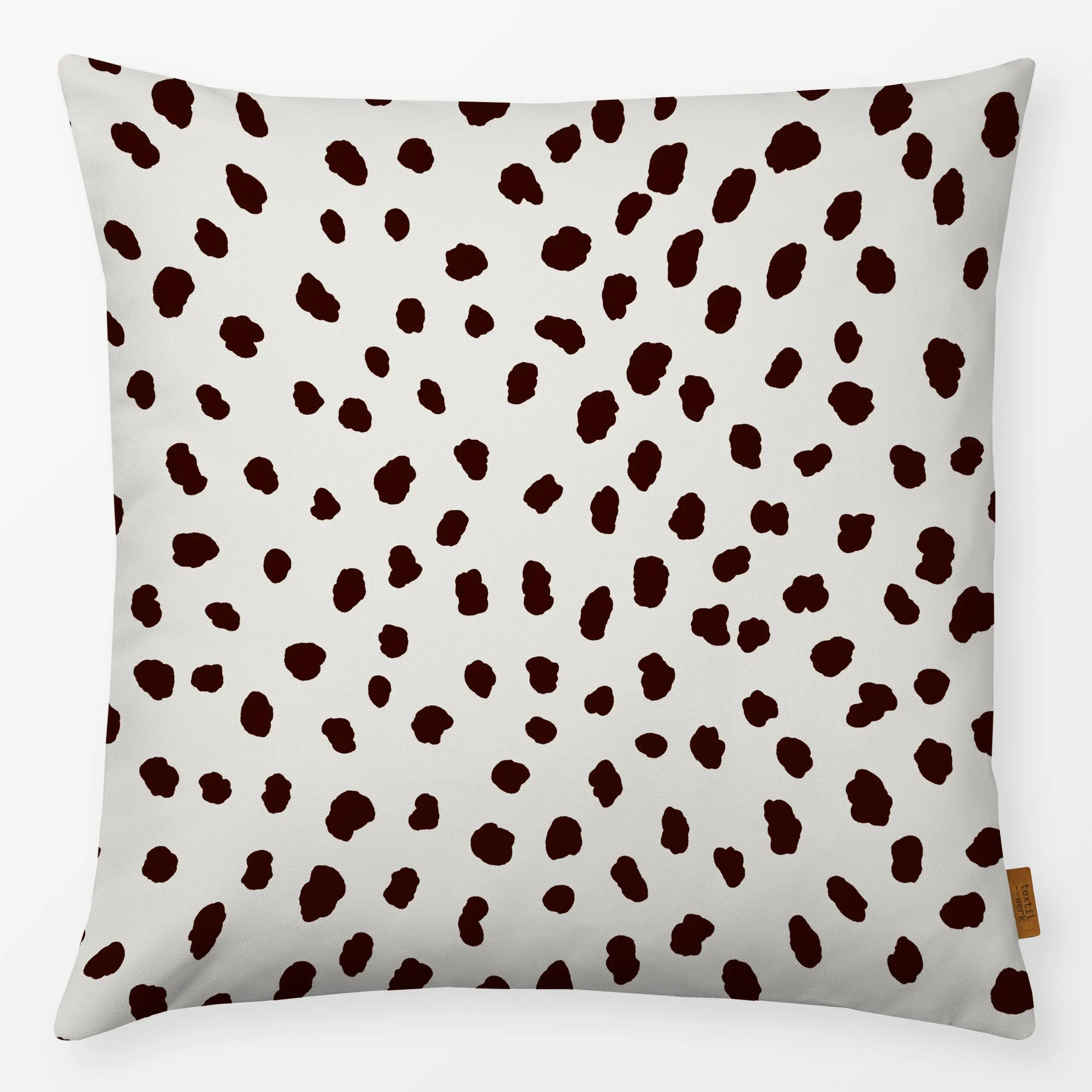 Kissen Animalprint Dots - Tiere, Symbole & Muster - von „Sophie Augustin Illustration"; Dots, Tiermuster, animalprint, kuhfl...