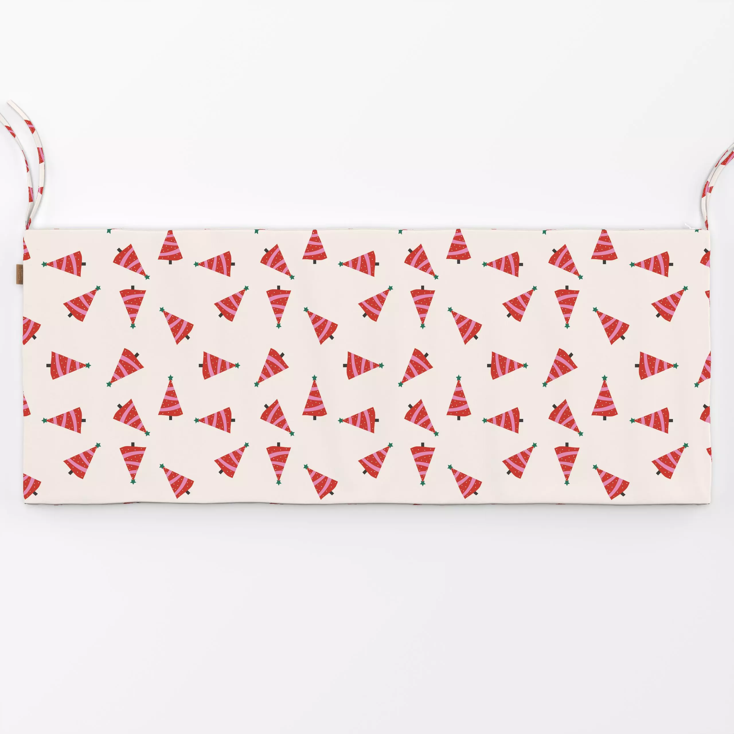 Bankauflage Weihnachtsbaum Rot - Weihnachten, Anlässe - von „Jana Moßmann"; Merry Christmas, Weihnachtsbaum, Weihnachten, Ge...