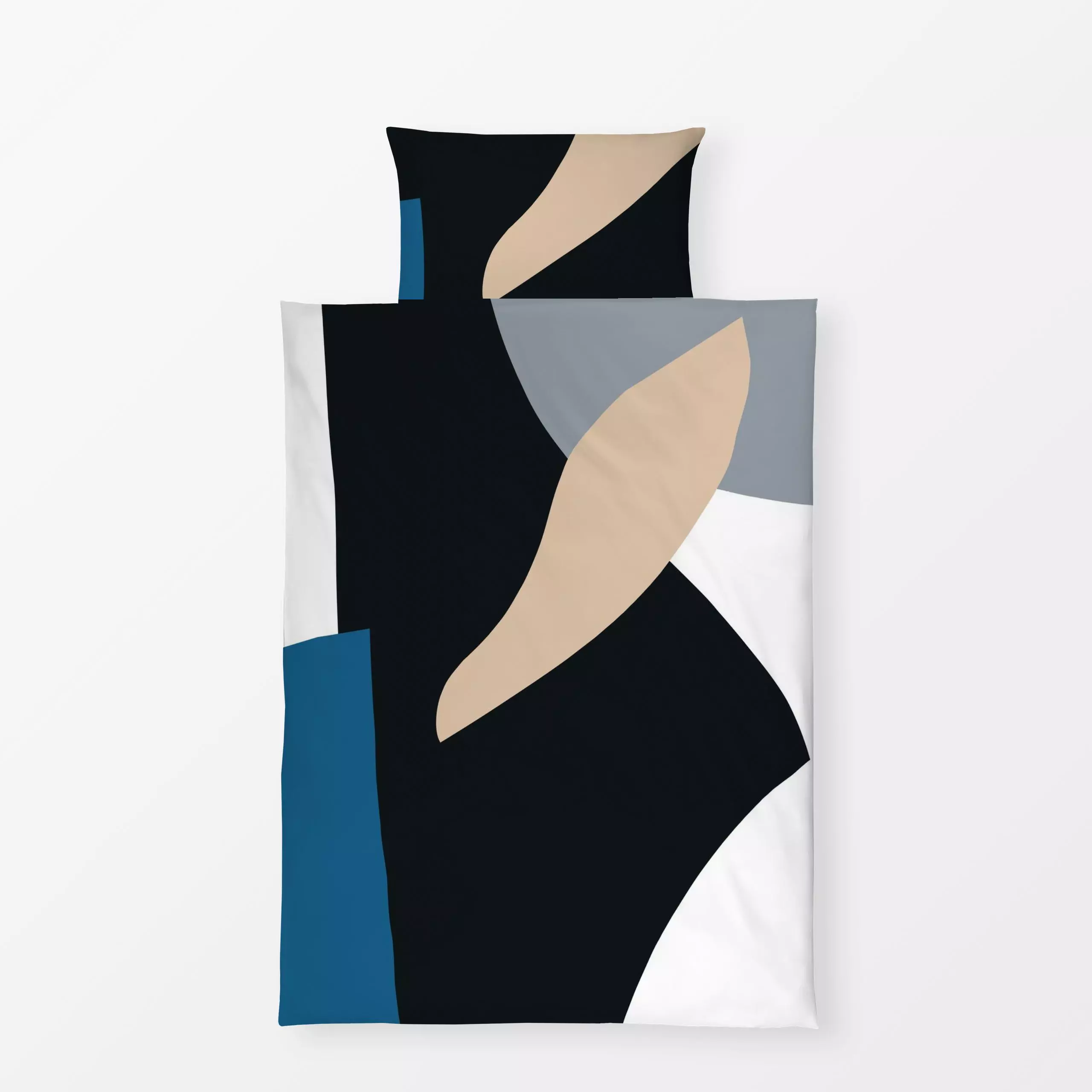 Bettwäsche Abstract paper cuts 1 - Symbole & Muster - von „Nouveau Prints"; abstrakt, formen, Shapes, graphic, nouveauprints...