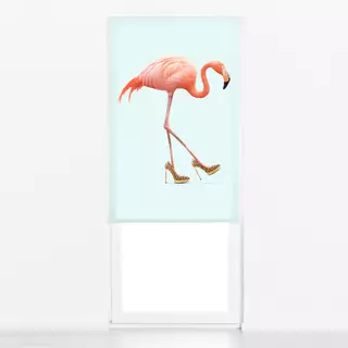 Raffrollo Fancy Flamingo