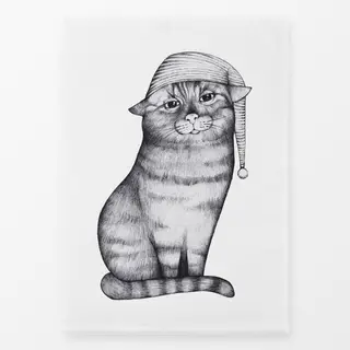 Geschirrtücher Gute Nacht Katze