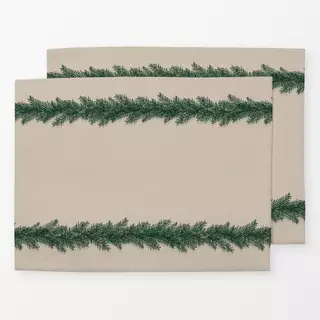 Tischset Fir Branches