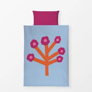Bettwäsche Wildblume Pink-Orange