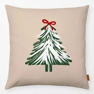 Kissen Weihnachtsbaum Mit Schleife