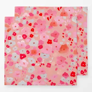 Servietten Sommerliche Blüten Pink