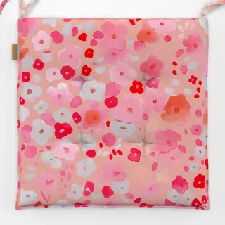Sitzkissen Sommerliche Blüten Pink
