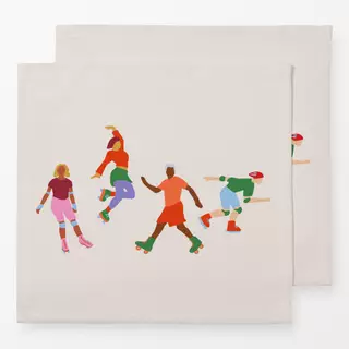 Servietten Inliner Skating 2