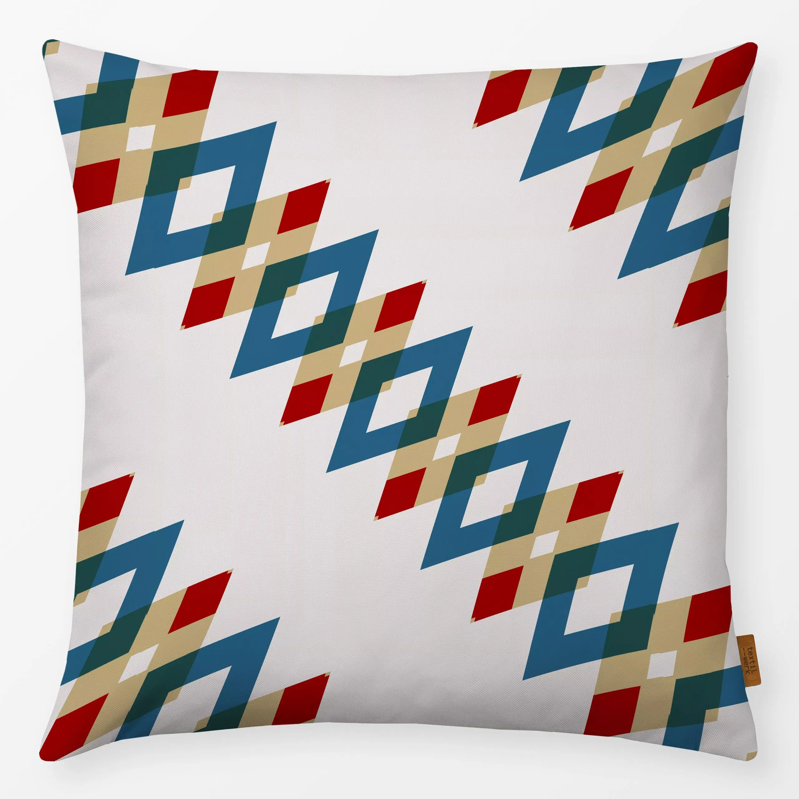 Kissen IKAT & MUSTER // 05 - Symbole & Muster - von „Heyduda"; marrakesch, Geometrisch, Raute, Form, ikat, Marokko, mallorca...