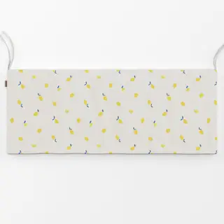 Bankauflage Kleine Frische Zitronen Weiss