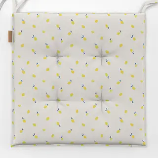 Sitzkissen Kleine Frische Zitronen Weiss