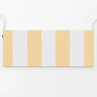Bankauflage Breite Streifen Butter Gelb