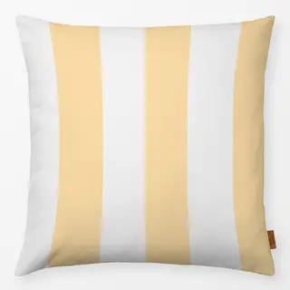 Kissen Breite Streifen Butter Gelb