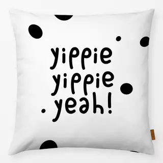 Kissen yippie yippie yeah! black