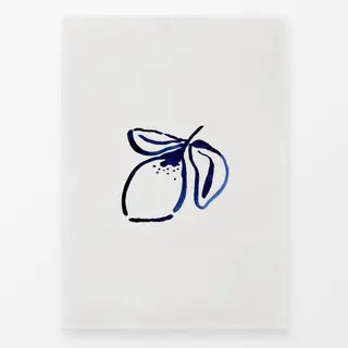 Geschirrtücher Azulejo Zitrone