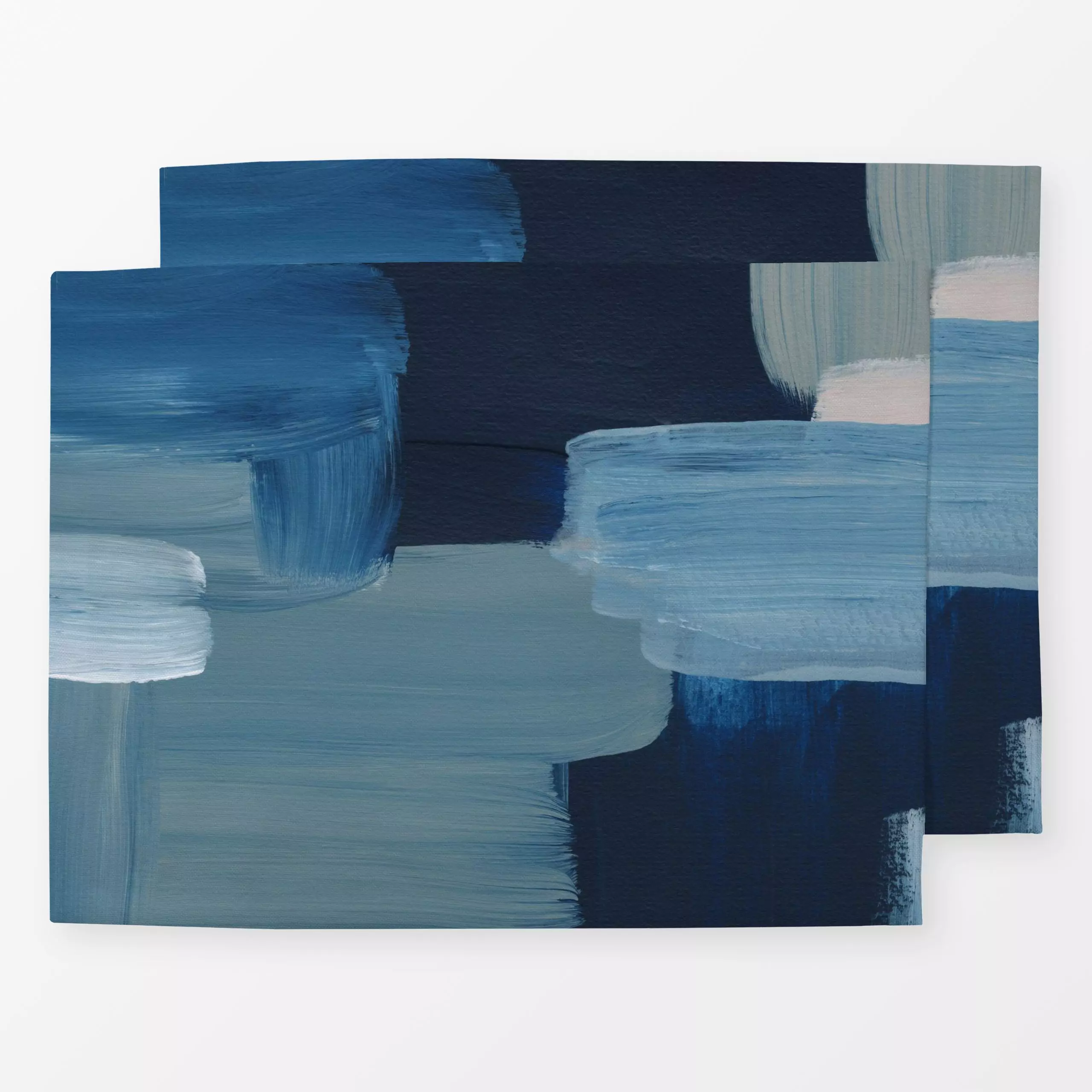Tischset Abstract Brush Strokes 211, gemustert, von Mareike Böhmer
