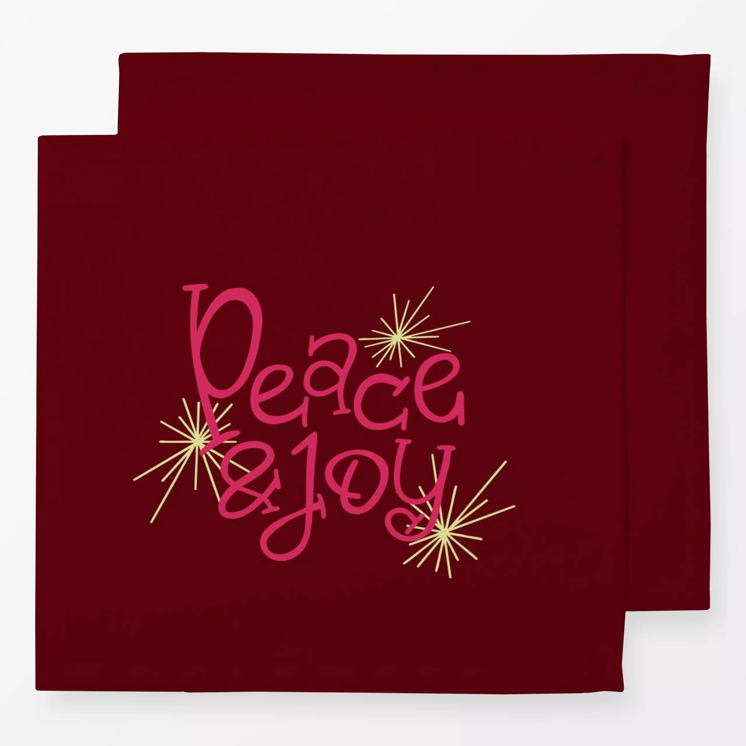 Servietten Peace and Joy - Weihnachten - von „Andrea Liesert"; Merry Christmas, Sterne, Weihnachtsdeko, geschenkidee, Letter...