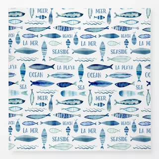 Tischdecke Down By The Sea blue