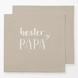 Servietten Hellbraun