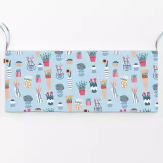 Bankauflage Colorful Floral Pots